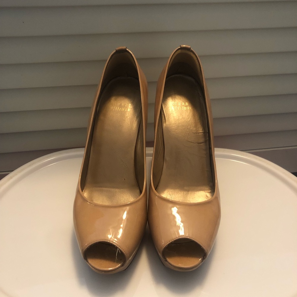 Stuart Weizmann Beige Platforms